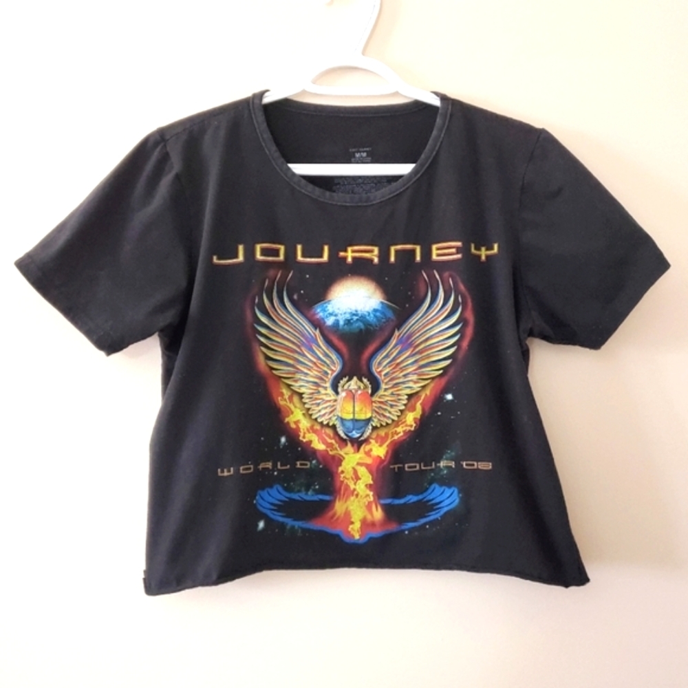 Journey - Cropped band tee - Size M